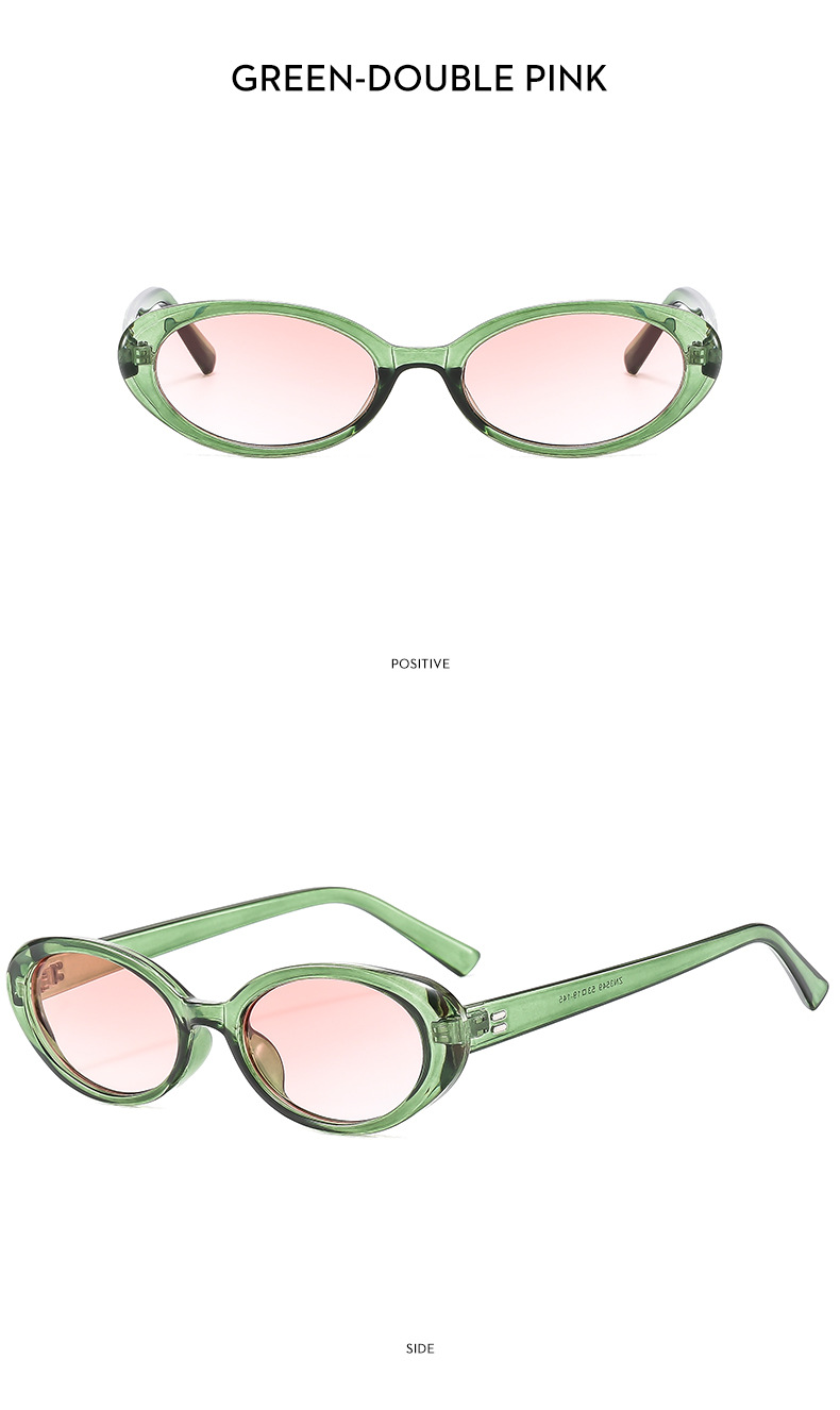 57g Weight Full Frame Glasses Structure Sunglasses Classification PC, UV400 Protection Lens Material Oval Frame Glasses Style Casual, Travel Occasion Oval Pattern All Seasons Season Unisex Gender Vacation, Streetwear Style Vacation Streetwear Oval PC UV400 Protection Oval Frame Full Frame Women's Sunglasses 17