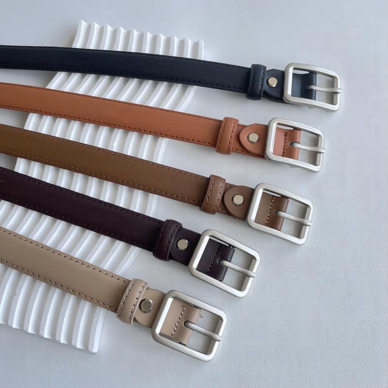 Cowhide Belt Men's Japanese Buckle Design Black Belt Women's Simple All-match Suit Casual Pants with Youth Cowhide Belt Men's Japanese Buckle Design Black Belt Women's Simple All-match Suit Casual Pants with Youth