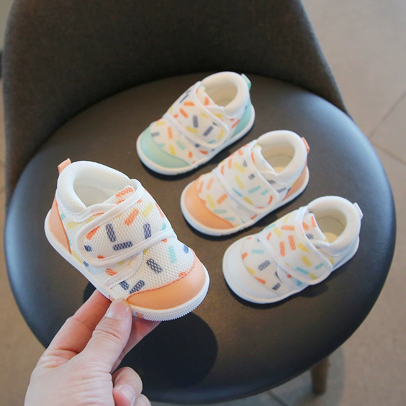 Xiao Liu Bao 2023 Осенняя новая Нескользящая детская обувь 0-3 лет с мягкой подошвой, сетчатая дышащая обувь для мальчиков и девочек