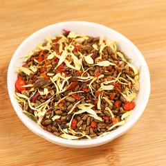 Yaozhiyuan chrysanthemum cassia seed tea burdock root honeysuckle tea box 150g health tea chrysanthemum tea