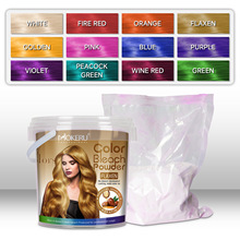 彩色漂发剂褪色剂浅退去黄漂粉染发剂膏褪色男女士漂白剂白金色