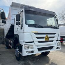 出口豪沃工程自卸车371后八轮自卸工程车HOWO国二双桥土方自卸车