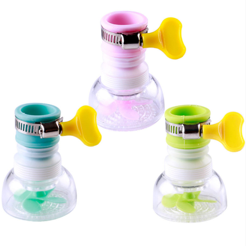 Grifo boquilla de agua a prueba de salpicaduras cocina hogar ducha grifo agua Conector Universal extensor giratorio purificador de agua filtro de agua