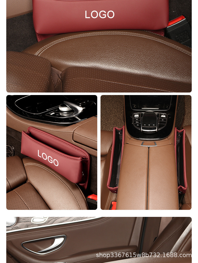 Cross-Border Manufacturer Car Seat Gap Storage Box, Car Crevice Storage Organizer, Practical Car Accessories Collection