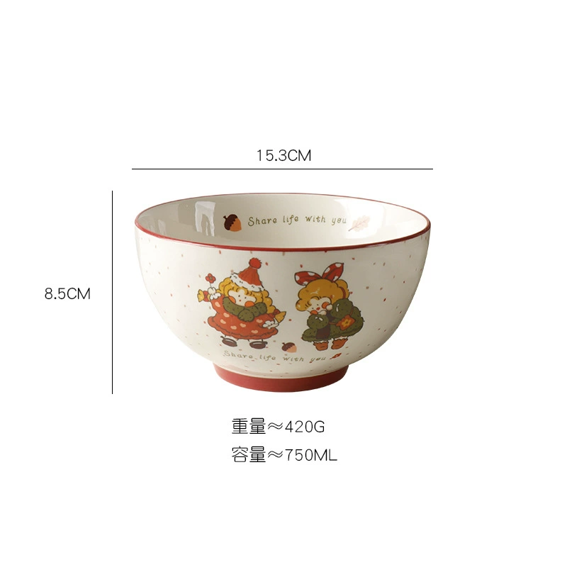 Set for home use, ceramic creative tableware, internet celebrity