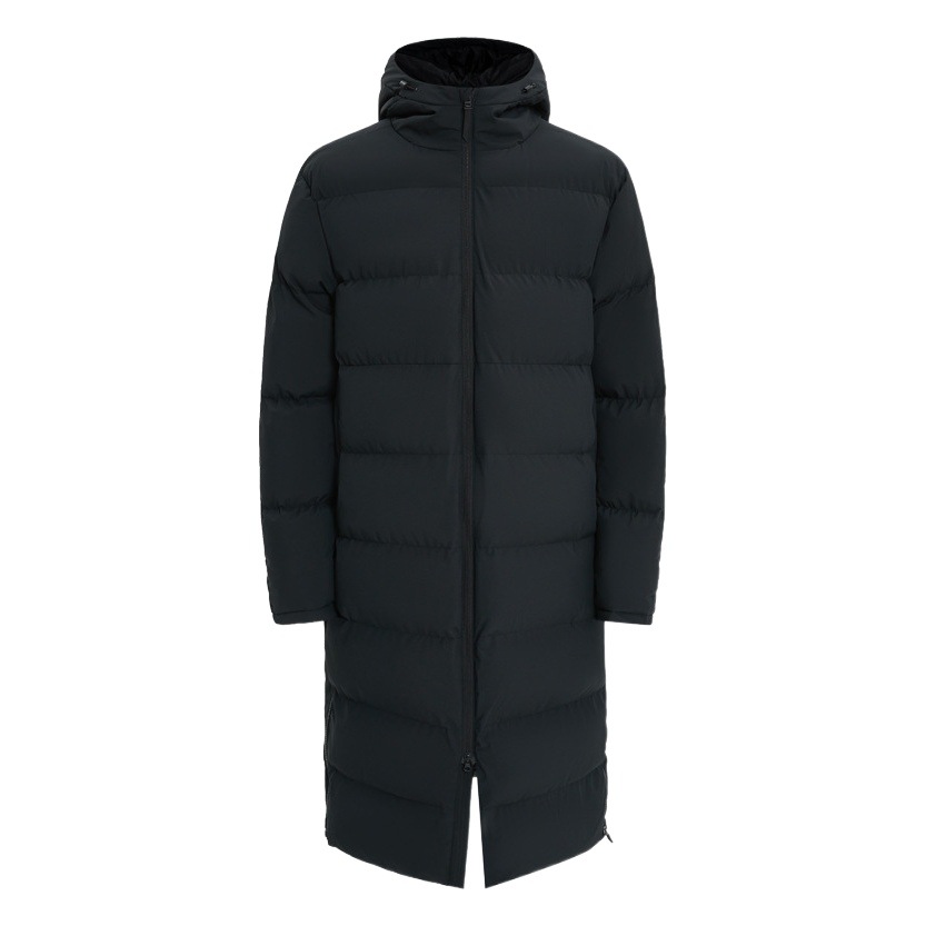 Cross-Border Hot Selling Over-The-Knee Long Sports Cotton Coat for Men and Women Thickeneded Winter Training Sports Art Candidates Dance Coat Can Be Customized