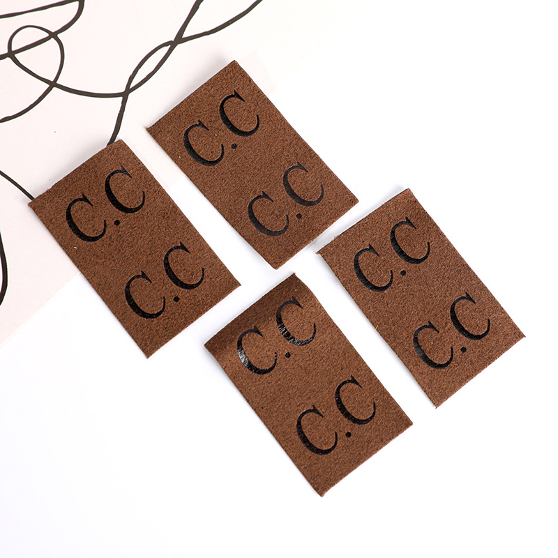 皮标皮牌制作百搭通用市场设计原创辅料韩国绒