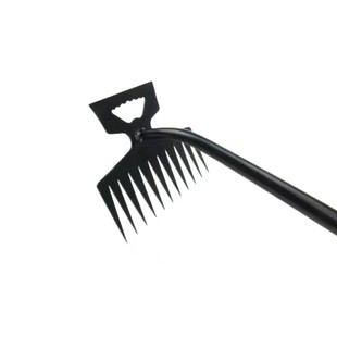 Electrophoresis Digging Wild Vegetables Uprooting Multi-Functional Shovel Weeding Artifact Hoeing Special Tool Manganese Steel Agricultural Grass Rake Loose Soil