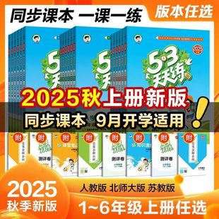 2025 Autumn 53 Daily Practice for Grades 1, 2, 3, 4, 5 and 6 Volume 1 People's Education Edition Chinese Mathematics English 53 53