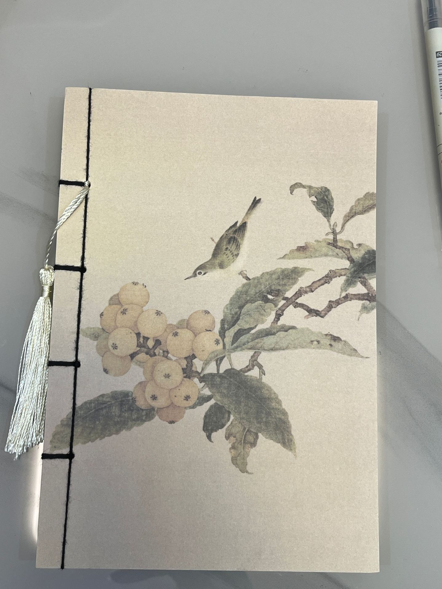 비파산새 그림(빈 크라프트지)