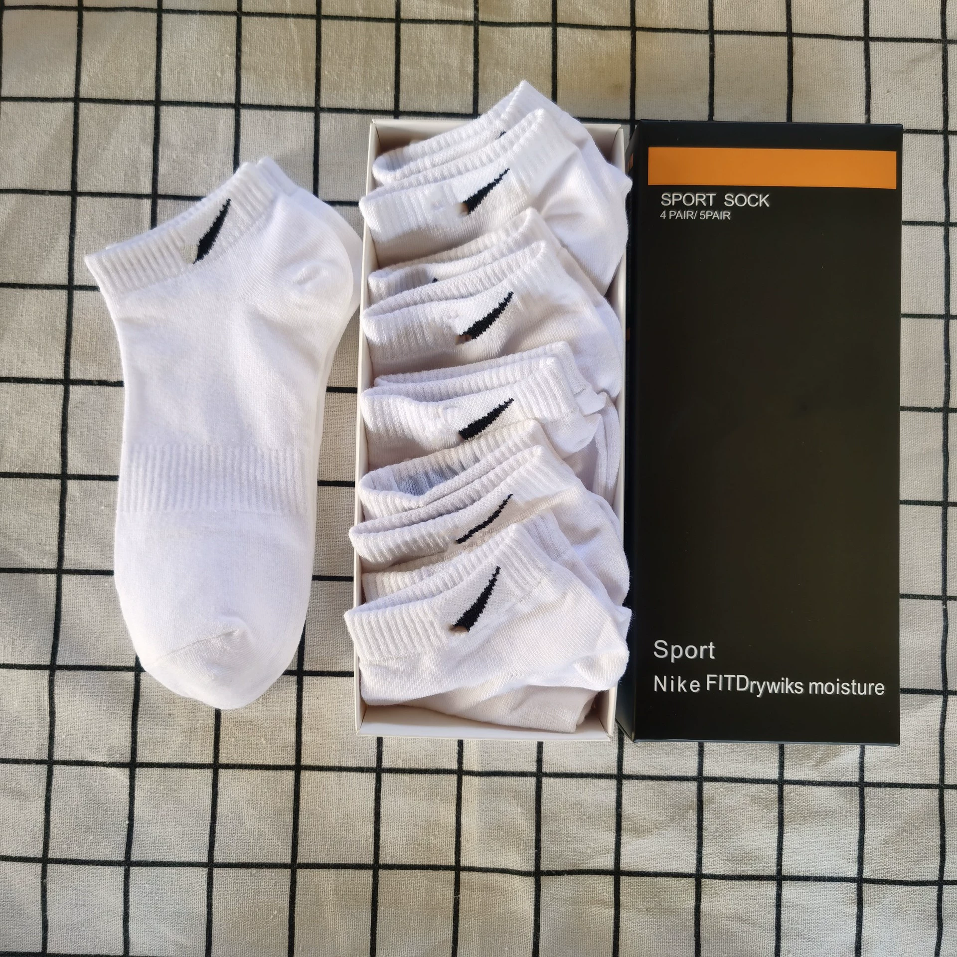 Гольфы (knee socks) Nike средней длины унисекс, смесовый/чесаный хлопок, дышащие, размеры 36–44