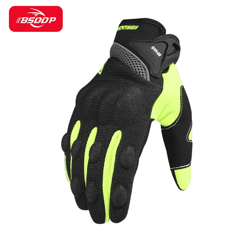 Venta al por mayor guantes de montar en motocicleta para hombre antideslizante motocicleta todoterreno Cuatro estaciones al aire libre montañismo guantes tácticos pantalla táctil transfronteriza