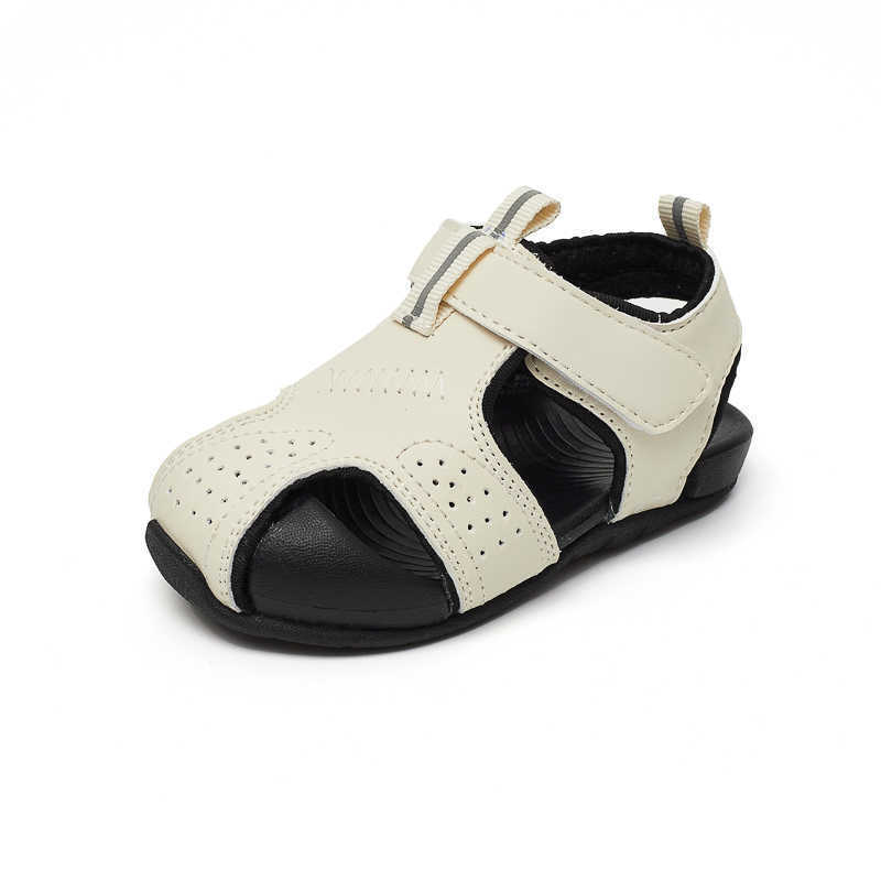 Breathable Kids Sandals With Closed Toe - Lightweight Sporty Walking Shoes For Toddlers & Little Boys, Non-Slip Flexible Sole_voghion.com
