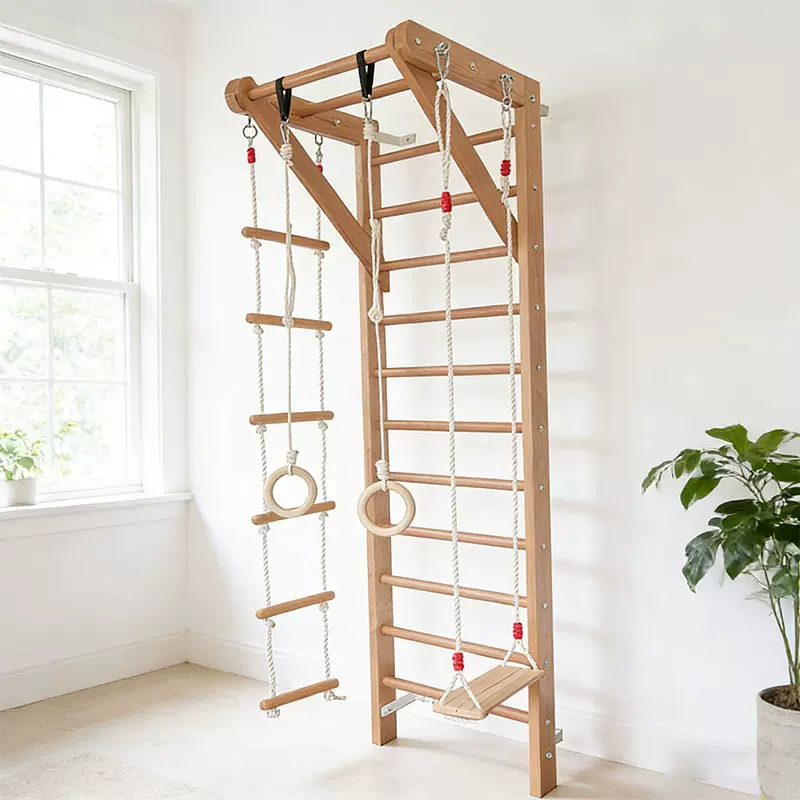 肋木架免打孔攀爬架器材肋木多功能架家用健身器材引体向上压腿架