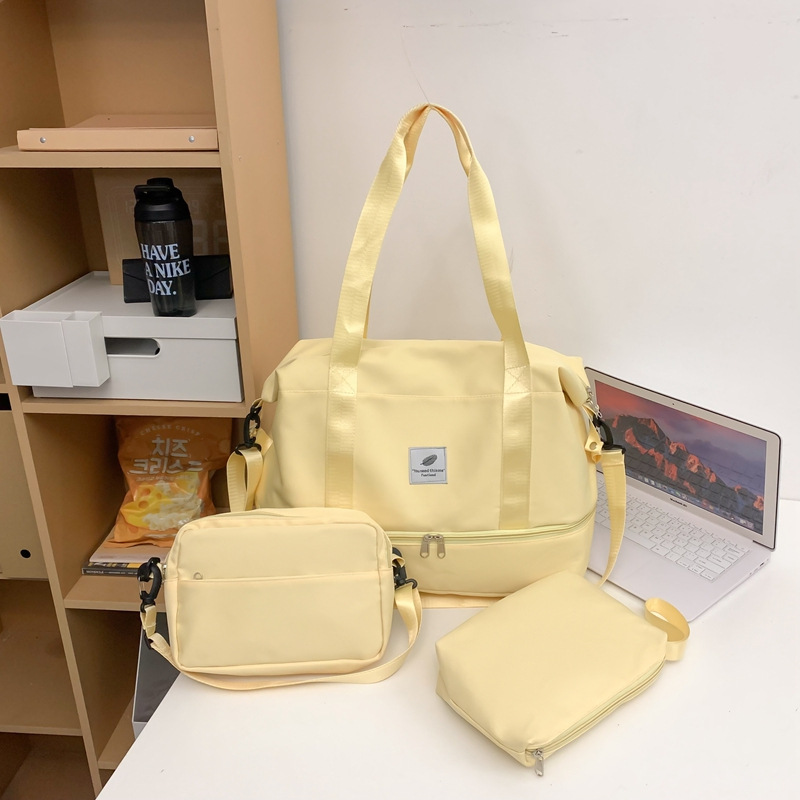 Bolsa de viaje transfronteriza larga y corta mujer espera bolsa de almacenamiento de gran capacidad separación seca y húmeda natación bolsa de acondicionamiento físico bolsa al por mayor