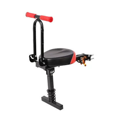 Foldable Quick-Release Child Seat — Child seat shed - red-armrest-other