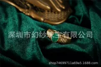 Текстурированные Золотые ремесла Италия 18K золото изумруд кольцо высокие ювелирные изделия дрожит поколение волос
