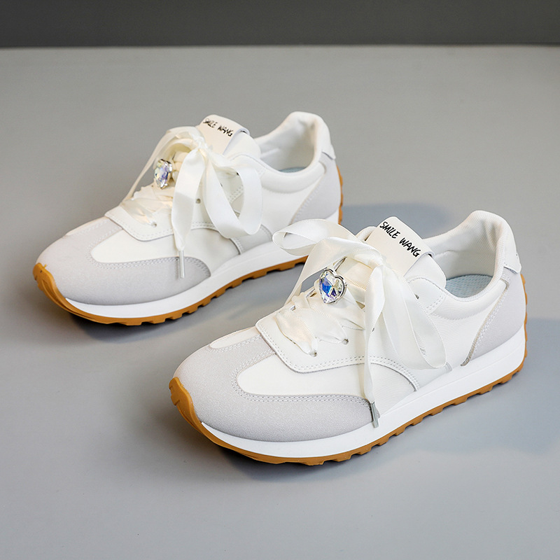 Jcf201 Nuove Nuove Scarpe da Ginnastica Bianche Traspiranti Primavera Estate Sportive Casual da Donna con Suola Spessa e Aumento di Altezza_voghion.com