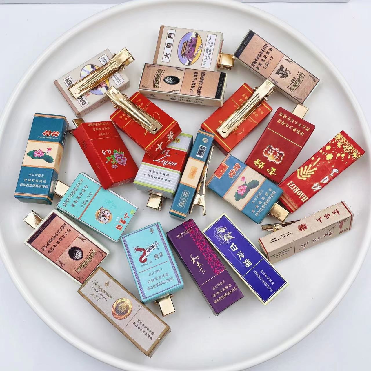 담배 케이스 머리핀