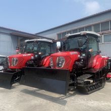 大马力履带式旋耕机大型水田微耕机水旱两用拖拉机农用打田耕地机
