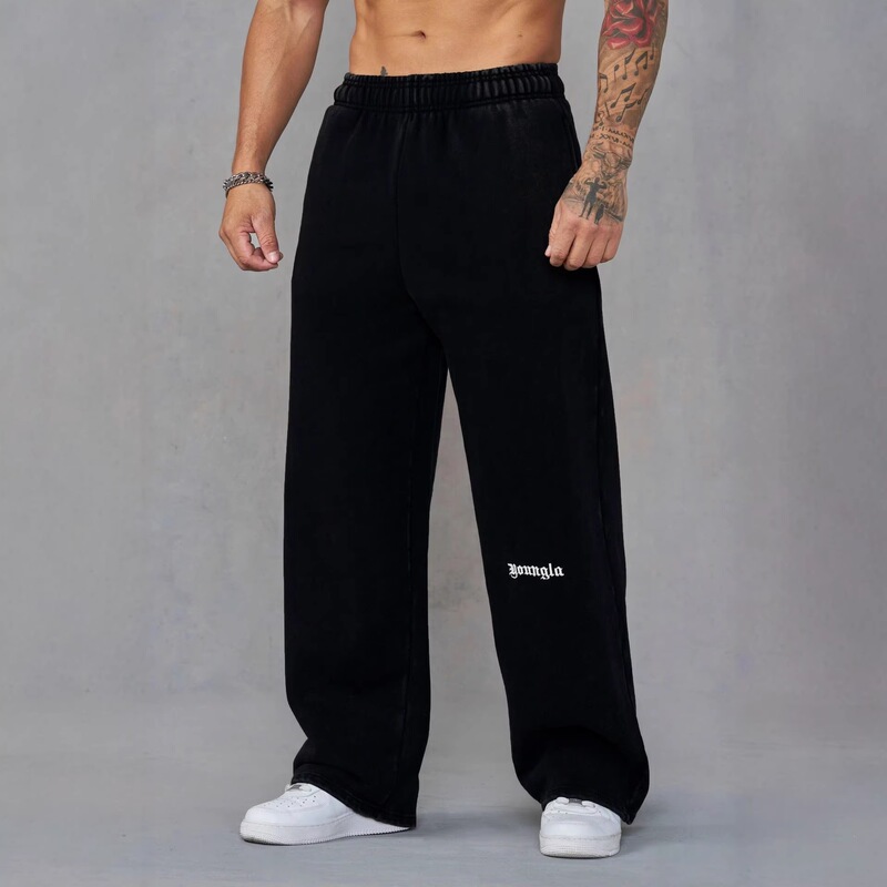 Youngla New American-Style Men's Sports Pants Jogging Sports Muscle Fitness Embroidered Straight Casual Long Pants Youngla New American-Style Men's Sports Pants Jogging Sports Muscle Fitness Embroidered Straight Casual Long Pants