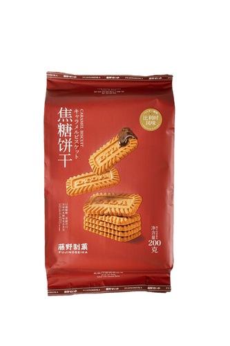 Fujino Caramel Biscuits Belgian Style Biscuits Office Sweet and Crispy Tea Refreshments Internet Celebrity Casual Snacks