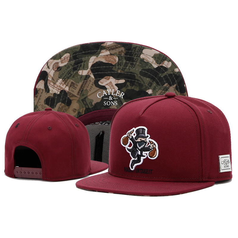 Sombrero de ala plana de comercio exterior, gorro de ajuste, gorro de coche, gorro de moda estadounidense, lote de entrega de una pieza de sol