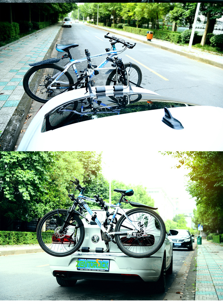 Car rear-mounted bicycle rack hanging three SUV hatchback car car car rear rack suspension