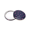 Manufacturers supply high -definition single -sided makeup mirrors spotted circular carving wire iron wire printing small mirror makeup and portable mirror