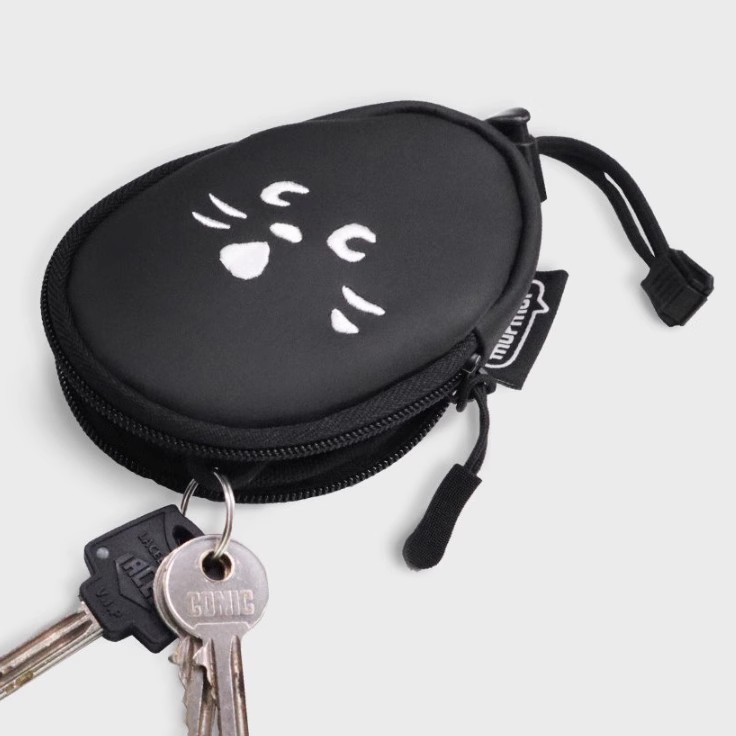 Japanese and Korean New Surprise Cat Key Bag Hanging Buckle Handheld Portable Zipper Coin Purse Cute Cartoon Handbag