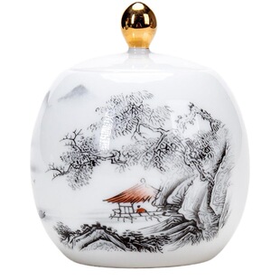Высококачественный suet Jade Tea Pot керамический небольшой размер упаковочная коробка для чая аптечка герметичный Горшок Подарок на заказ оптом
