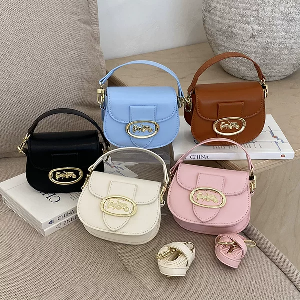 Cross-Border New High-End Niche Fashion Versatile Handbag for Women, Popular Niche Design, Light Luxury Single Shoulder Crossbody Children's Bag