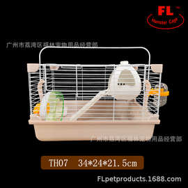 福林手提仓鼠笼仓鼠笼子超大用品别墅厂家直销 hamster cage