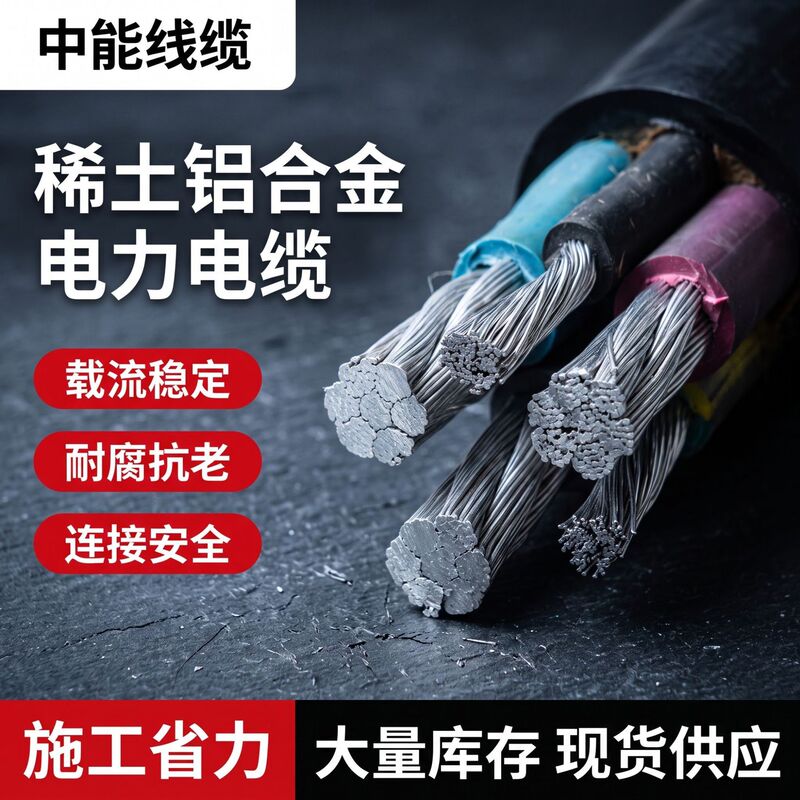 Customized armored aluminum alloy cables, municipal photovoltaic project transmission and distribution cables, rare earth aluminum alloy power cables Customized armored aluminum alloy cables, municipal photovoltaic project transmission and distribution cables, rare earth aluminum alloy power cables