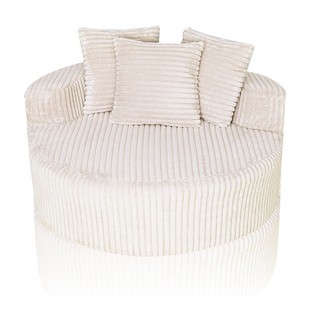 Customized Single Round Compression Sofa Fabric Designer Creative Small Sofa Simple Home Small Sofa Bed