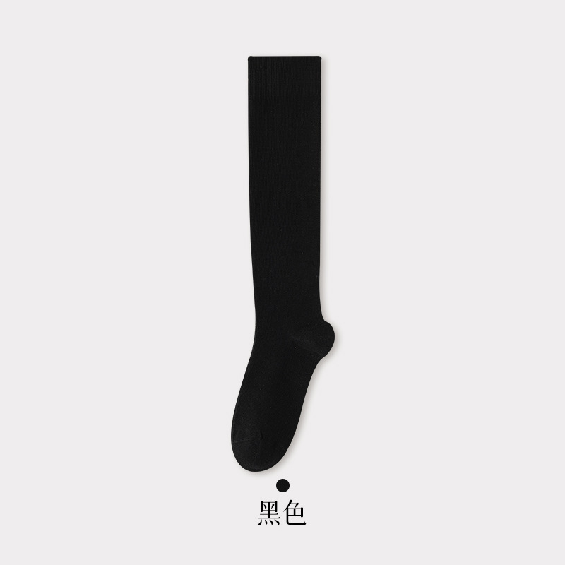 压力小腿袜女长筒无骨瘦腿袜美腿袜百搭jk学院风女袜配乐福鞋长袜|undefined