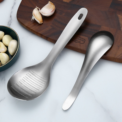 Cross-border 304 stainless steel grinder ginger grinder ginger rubbing spoon ginger milk ginger tea stirring spoon garlic wasabi machine