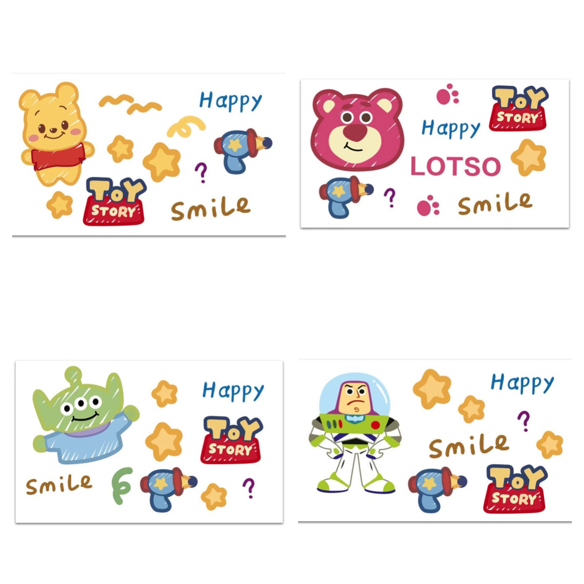 История игрушек клубничный медведь Винни медведь ПВХ водонепроницаемая наклейка мультяшный ручная чашка для мобильного телефона украшения наклейки