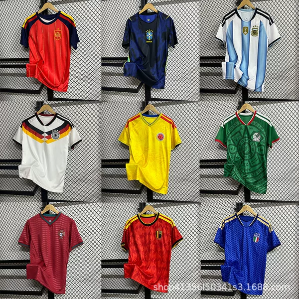 2026 World Cup Football Jersey Fan Version Argentina Brazil No. 10 Messi No. 8 Jersey Spain Champions 2 Stars
