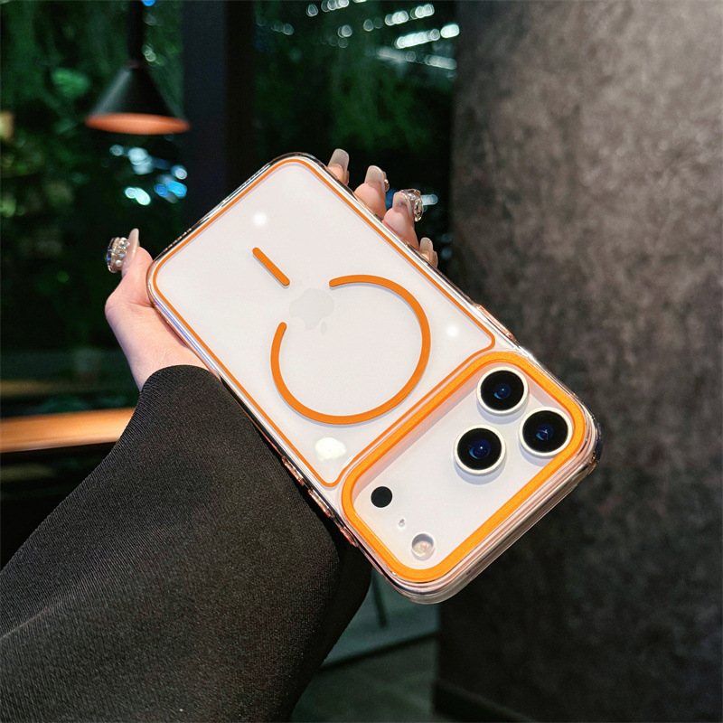 时尚超薄高透磁吸无线充适用iPhone17苹果16ProMax手机壳14新款潮|undefined
