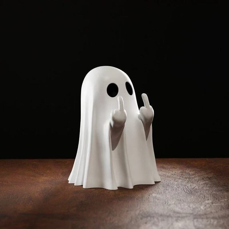 Cross-Border Popular Halloween Cute White Ghost Party Decoration Courtyard Ornaments Study Desktop Decoration Small Ornaments Cross-Border Popular Halloween Cute White Ghost Party Decoration Courtyard Ornaments Study Desktop Decoration Small Ornaments