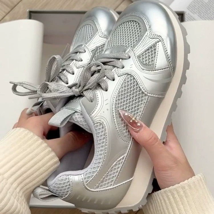 24 весенне-летняя односетчатая спортивная обувь немецкая тренировка обувь легкая дышащая сетчатая обувь папы плоская подошва спортивная обувь