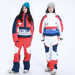 Лыжное раздельное снаряжение, лыжный лыжный костюм подходит для мужчин и женщин, лыжные штаны, топ, новая коллекция