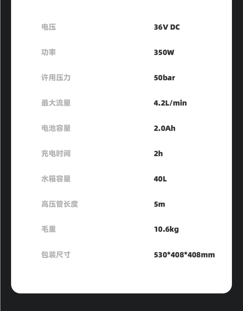 Yili lithium battery wireless high-level high-pressure car washing machine charging car washing artifact high-pressure water gun car washing water pump cleaning machine