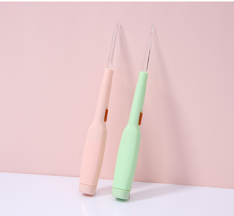 LMLTOP Luminous Ear Pick Set, Visible ear pick spoon, ear clipper with light, Ear Picking Tool TOP-117 undefined
