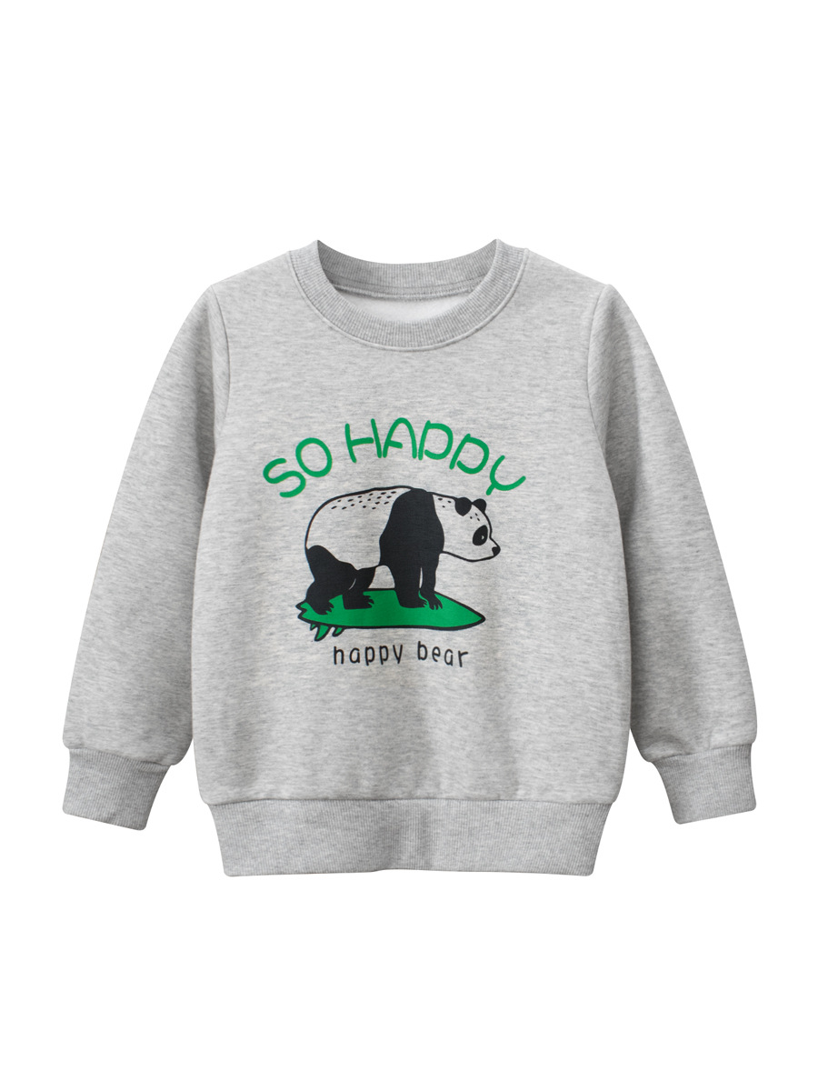 27 niños de comercio exterior ropa para niños Otoño e Invierno nueva ropa de bebé Panda suéter de los niños de una sola pieza de entrega