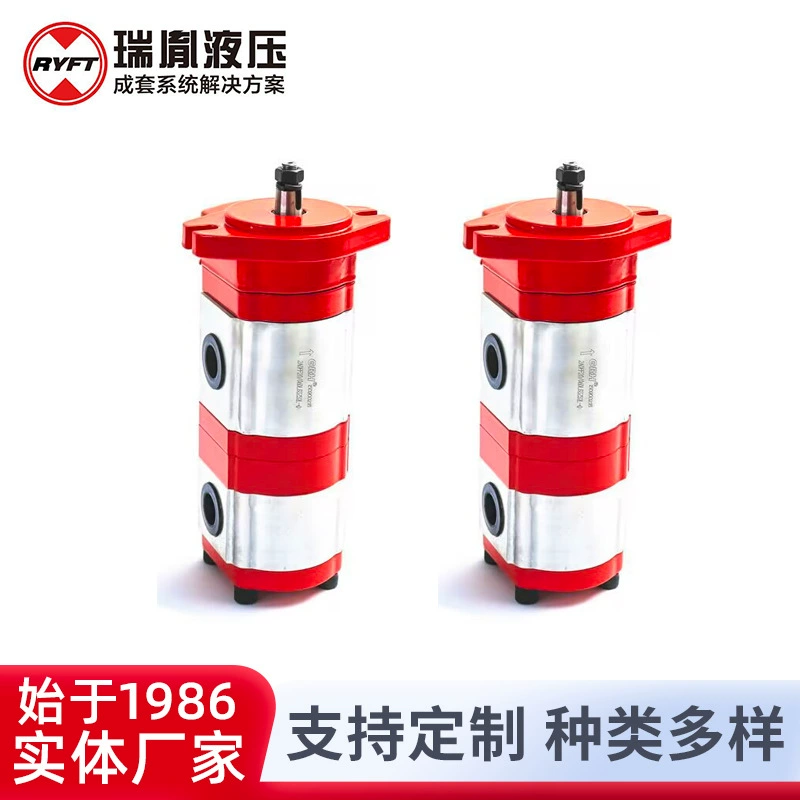 Поставка 2ADPF двойной шестеренчатый насос Двигатель небольшой гидравлический масляный насос механический экскаватор гидравлический насос