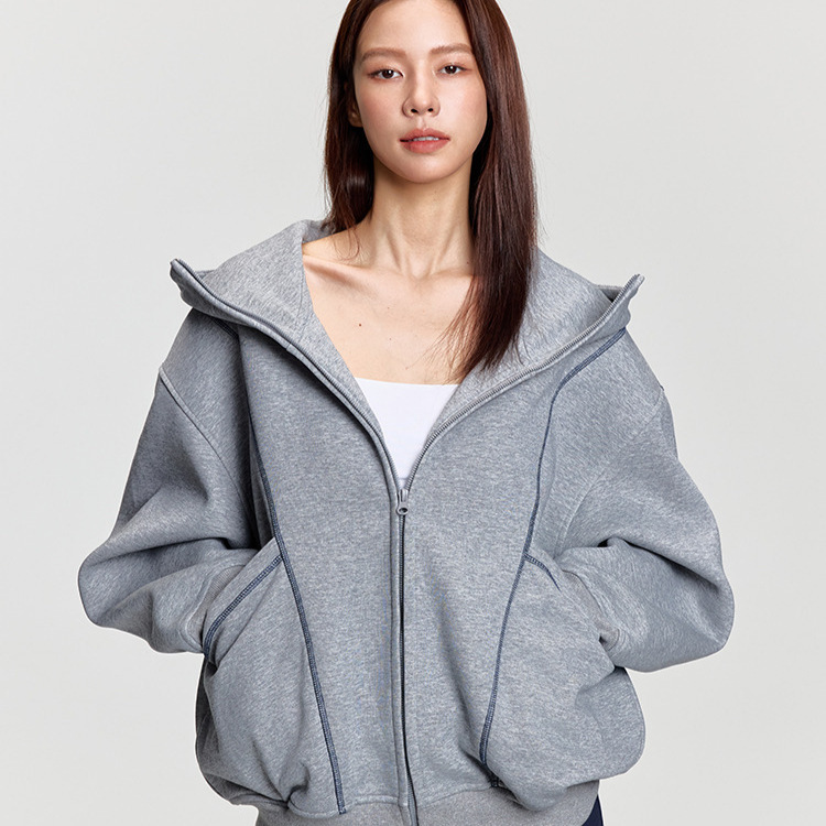 2025 Autumn New Trendy Fashion Lapel Sweatshirt Unisex Cardigan Jacket Korean Design Niche Top 2025 Autumn New Trendy Fashion Lapel Sweatshirt Unisex Cardigan Jacket Korean Design Niche Top