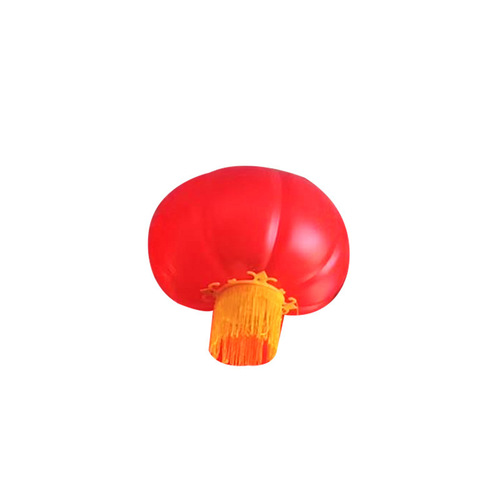 Outdoor Illuminated Red Lanterns: 15cm, 20cm, 30cm, 40cm, 50cm; 10-String, Quad-Linked LED Acrylic Lanterns