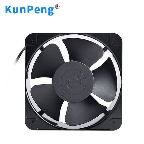 KunPengAC axial flow fan 20CM charging pile cooling fan 220V energy storage converter 20060 fan